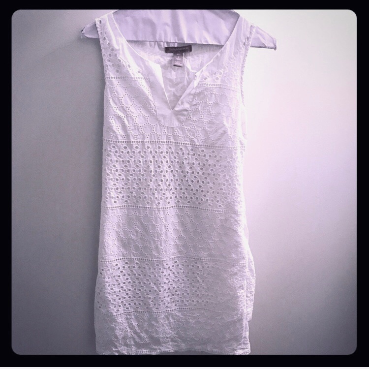 Banana Republic White Lace Dress